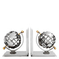 EICHHOLTZ BUCHSTÜTZEN GLOBE 2ER SET 105302