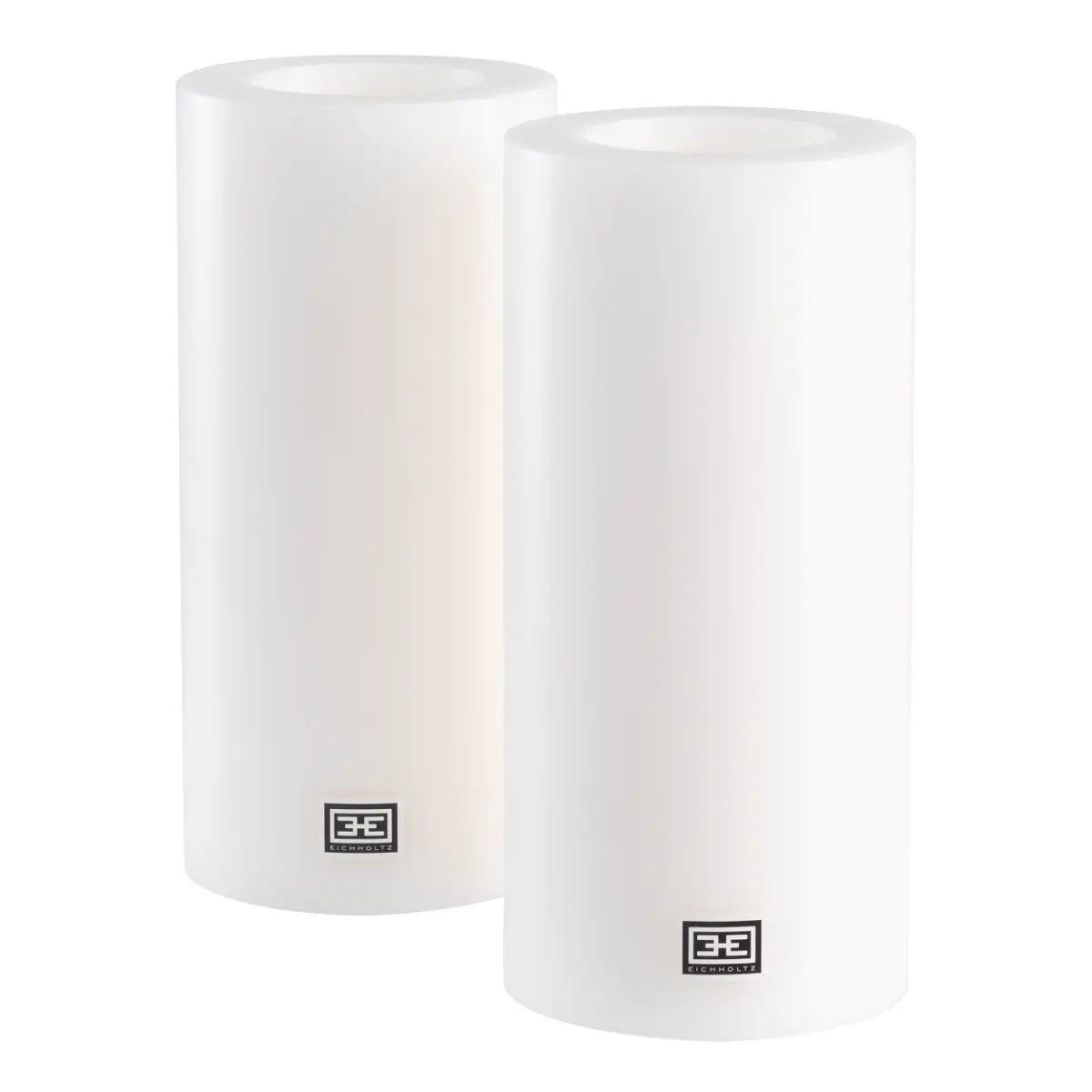 EICHHOLTZ TEELICHTHALTER KERZENFORM Ø 10 X H. 21 CM 2ER SET 106948