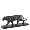 EICHHOLTZ SKULPTUR PANTHER AUF MARMORSOCKEL 109572