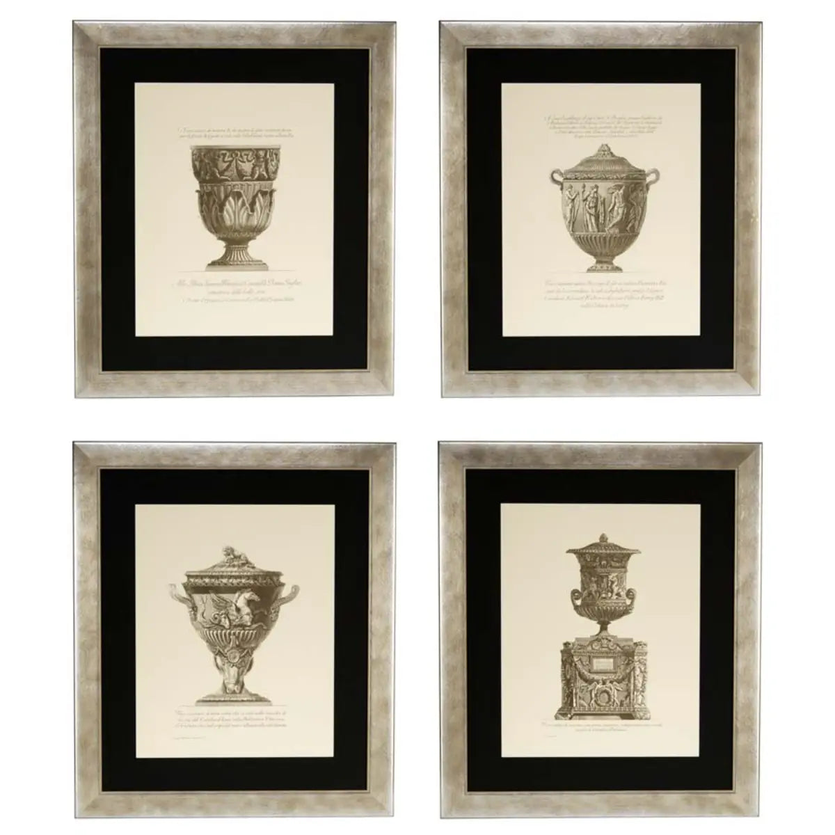EICHHOLTZ KUNSTDRUCKE GIOVANNI BATTISTA 4ER SET 110131