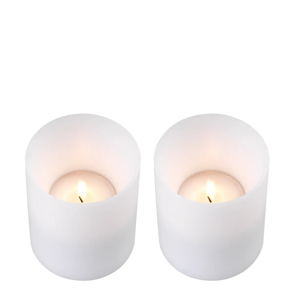 EICHHOLTZ TEELICHTHALTER KERZENFORM DEEP Ø 10 × H. 12 CM 2er-Set 110883