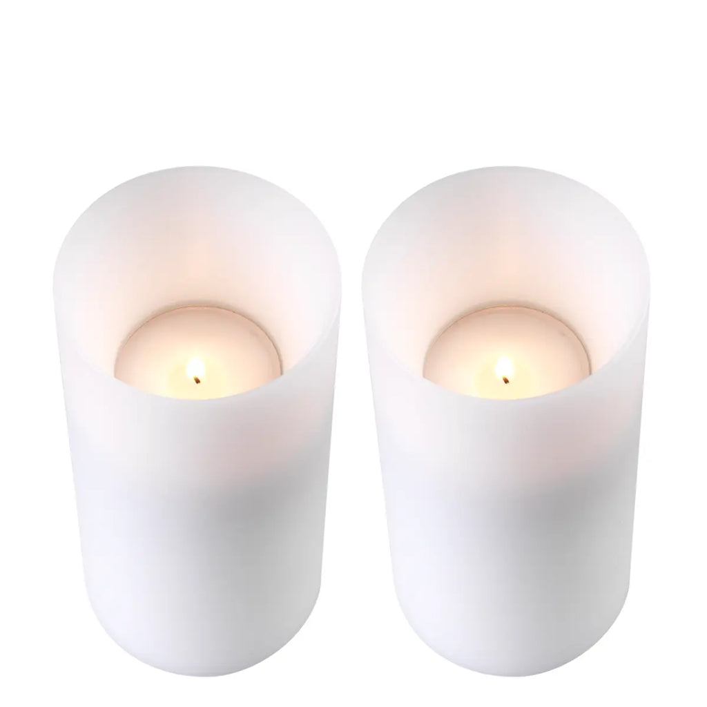 EICHHOLTZ TEELICHTHALTER KERZENFORM DEEP Ø 10 × H. 21 CM 2er-Set 110884