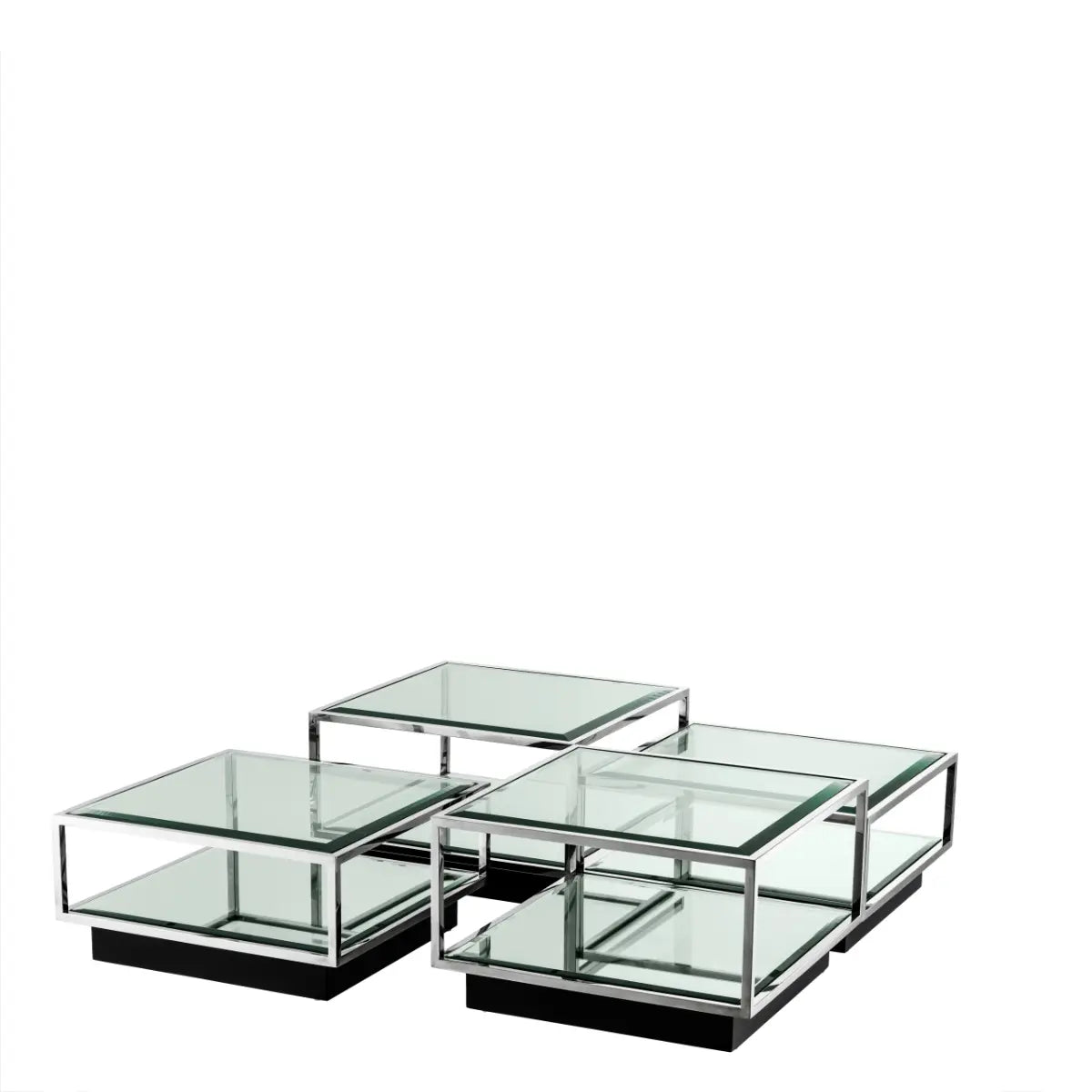 EICHHOLTZ COUCHTISCH TORTONA 4ER SET 111074