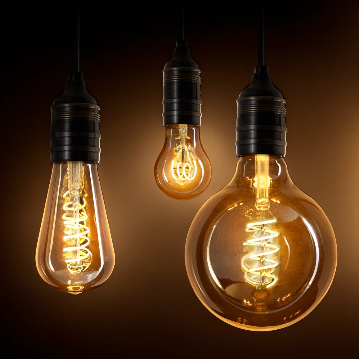 EICHHOLTZ LED BULB GOLDLINE A SHAPE 3W E14 4ER SET 111181