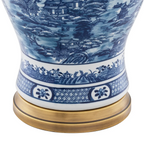 EICHHOLTZ TISCHLEUCHTE CHINESE BLUE 112085