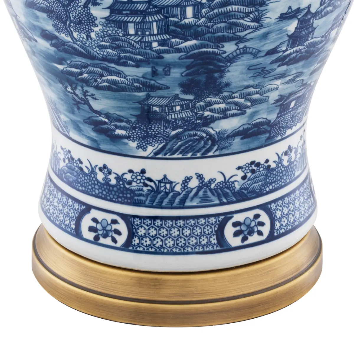 EICHHOLTZ TISCHLEUCHTE CHINESE BLUE 112085