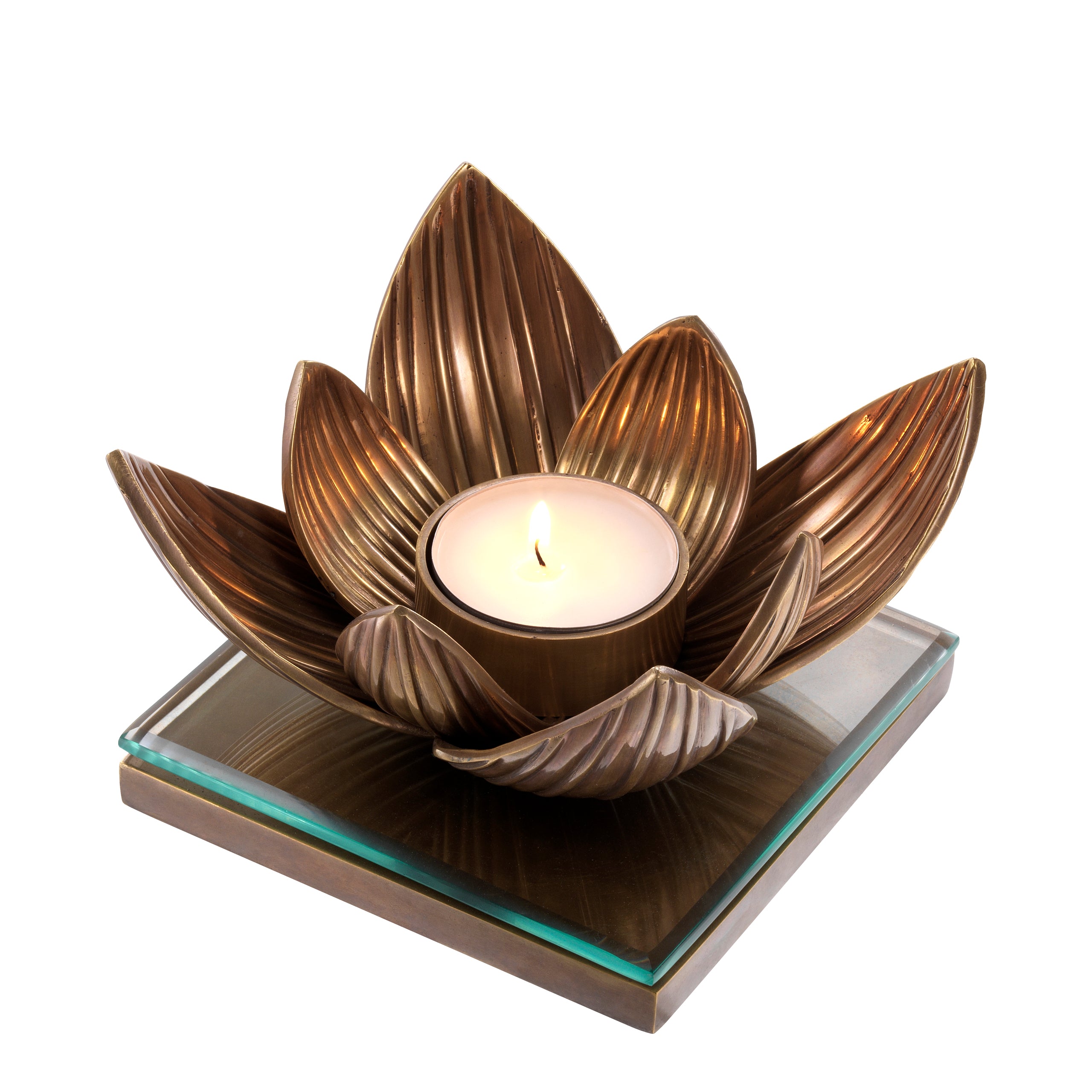 EICHHOLTZ TEELICHTHALTER LOTUS 112660 AUSSTELLUNGSSTÜCK