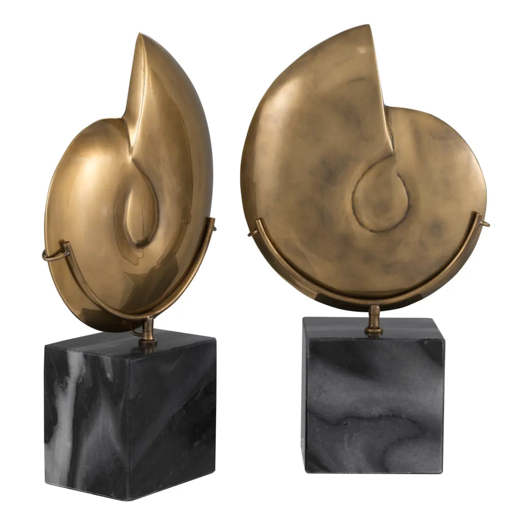 EICHHOLTZ DEKOOBJEKT AMMONITE 2ER SET 113731