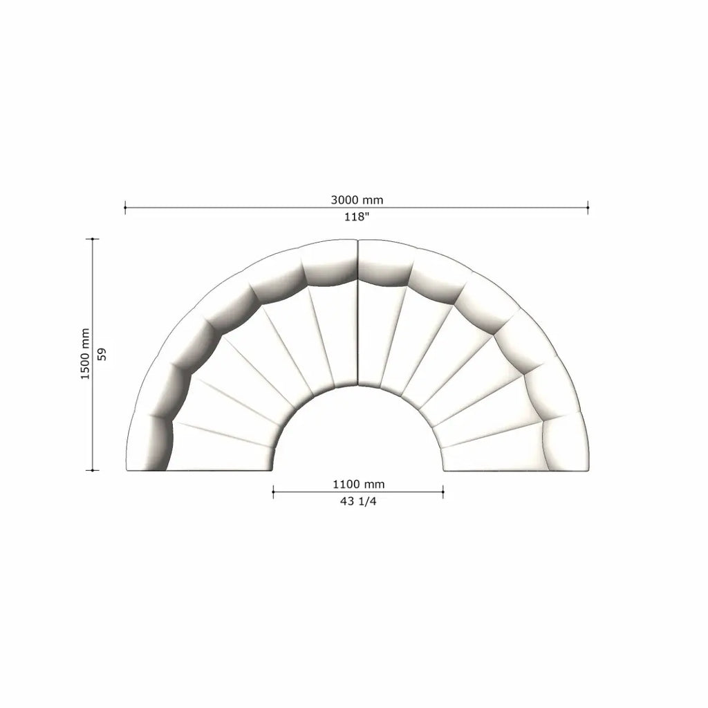 EICHHOLTZ MODULARES SOFA HIGHLANDO ECKMODUL 115097
