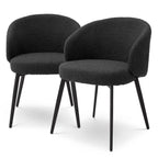 EICHHOLTZ ESSZIMMERSTUHL LLOYD MIT ARMLEHNE 2er-Set 115989