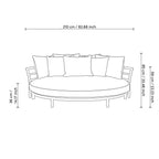 EICHHOLTZ OUTDOOR-SOFA LAGUNO 116096