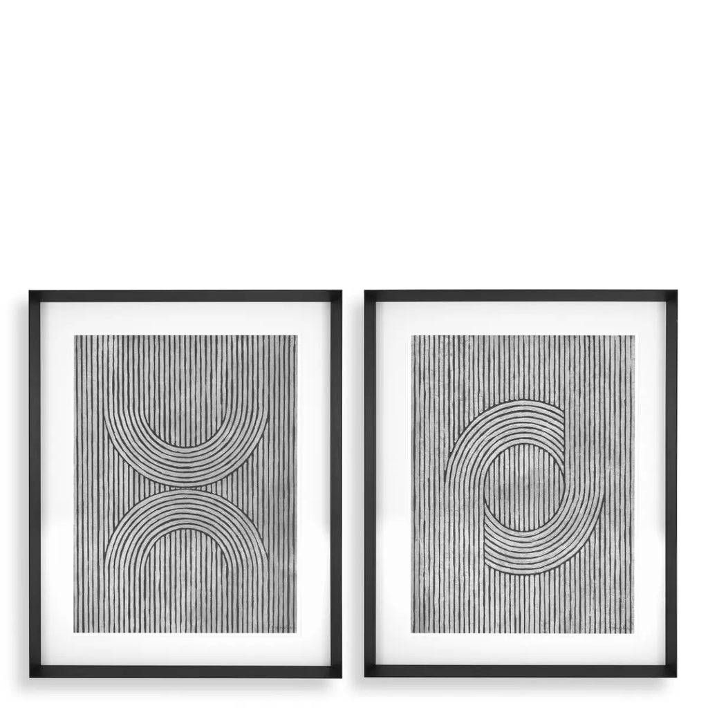 EICHHOLTZ KUNSTDRUCKE CEDAR GROOVES 2er-Set 116658