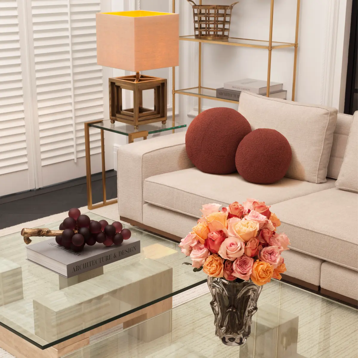EICHHOLTZ SOFA AURORA S 116737