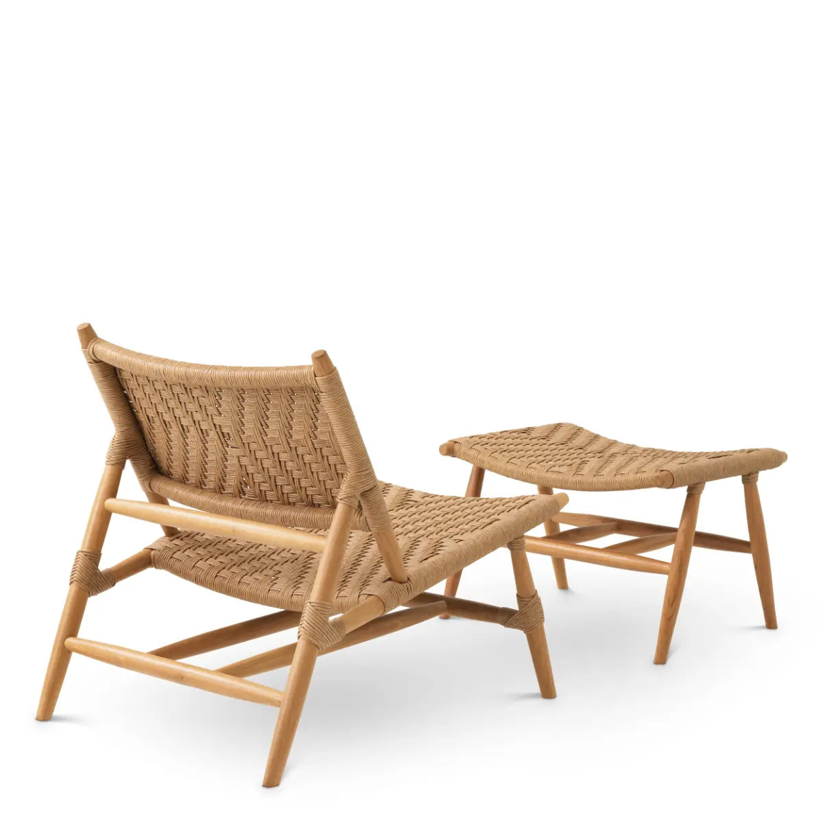EICHHOLTZ OUTDOOR SESSEL AND HOCKER LAROC 117381