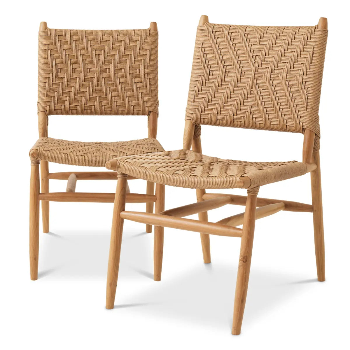 EICHHOLTZ OUTDOOR STUHL LAROC 2ER SET 117385