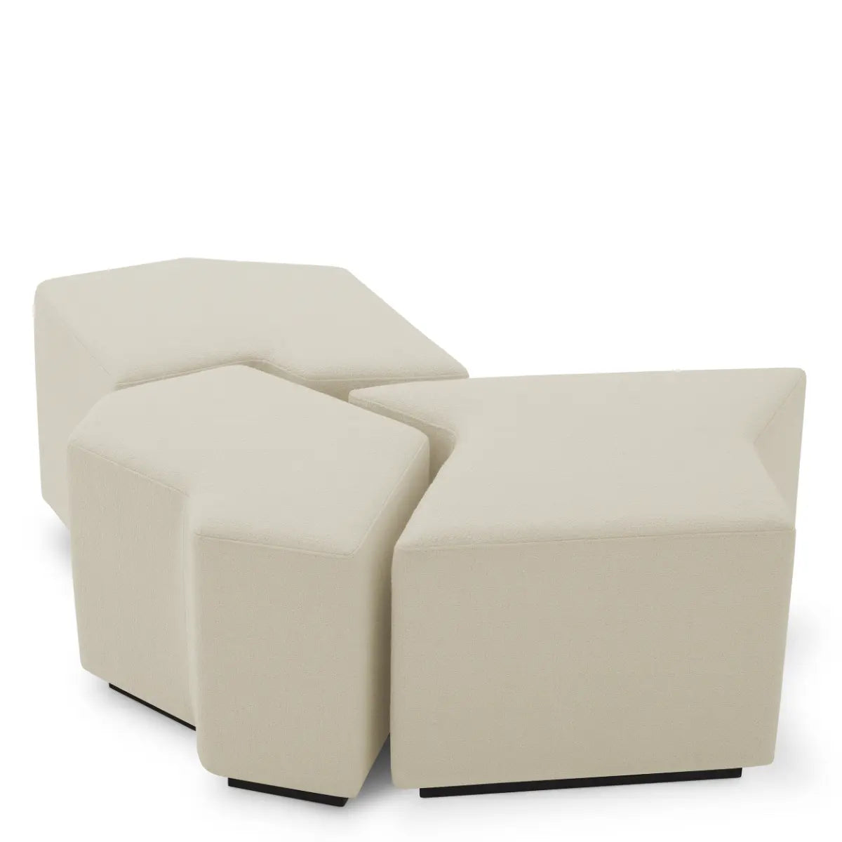 EICHHOLTZ HOCKER FILBERT 3ER SET 118332