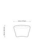 EICHHOLTZ MODULARES SOFA GRAND AVENUE MITTLERES MODUL 118853