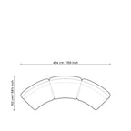 EICHHOLTZ MODULARES SOFA GRAND AVENUE MITTLERES MODUL 118853