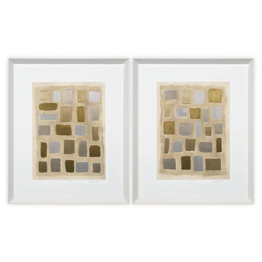 EICHHOLTZ KUNSTDRUCKE SAND SHAPED VON MICHAEL WILLETT 2er-Set 118971