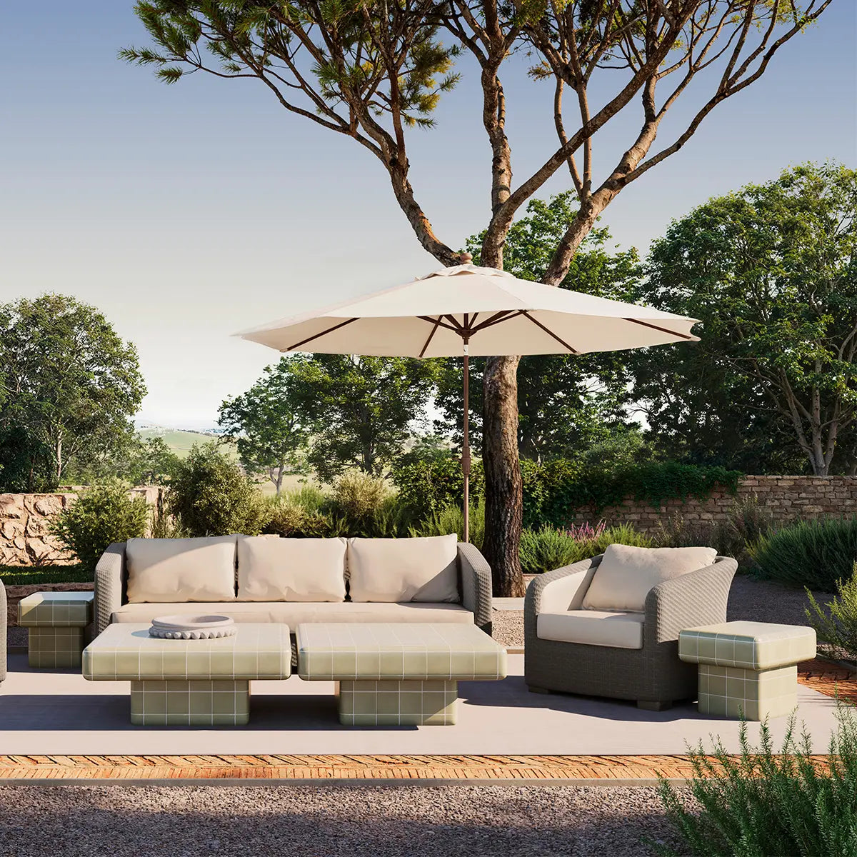 EICHHOLTZ OUTDOOR SOFA BRYSON 119253