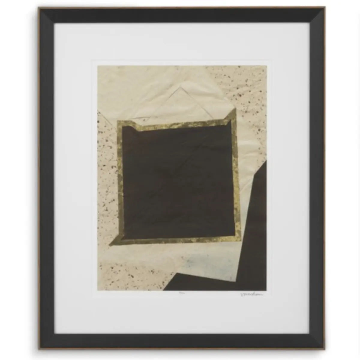 EICHHOLTZ KUNSTDRUCKE CREASED UMBER VON VANNA LAM 2ER SET 119748