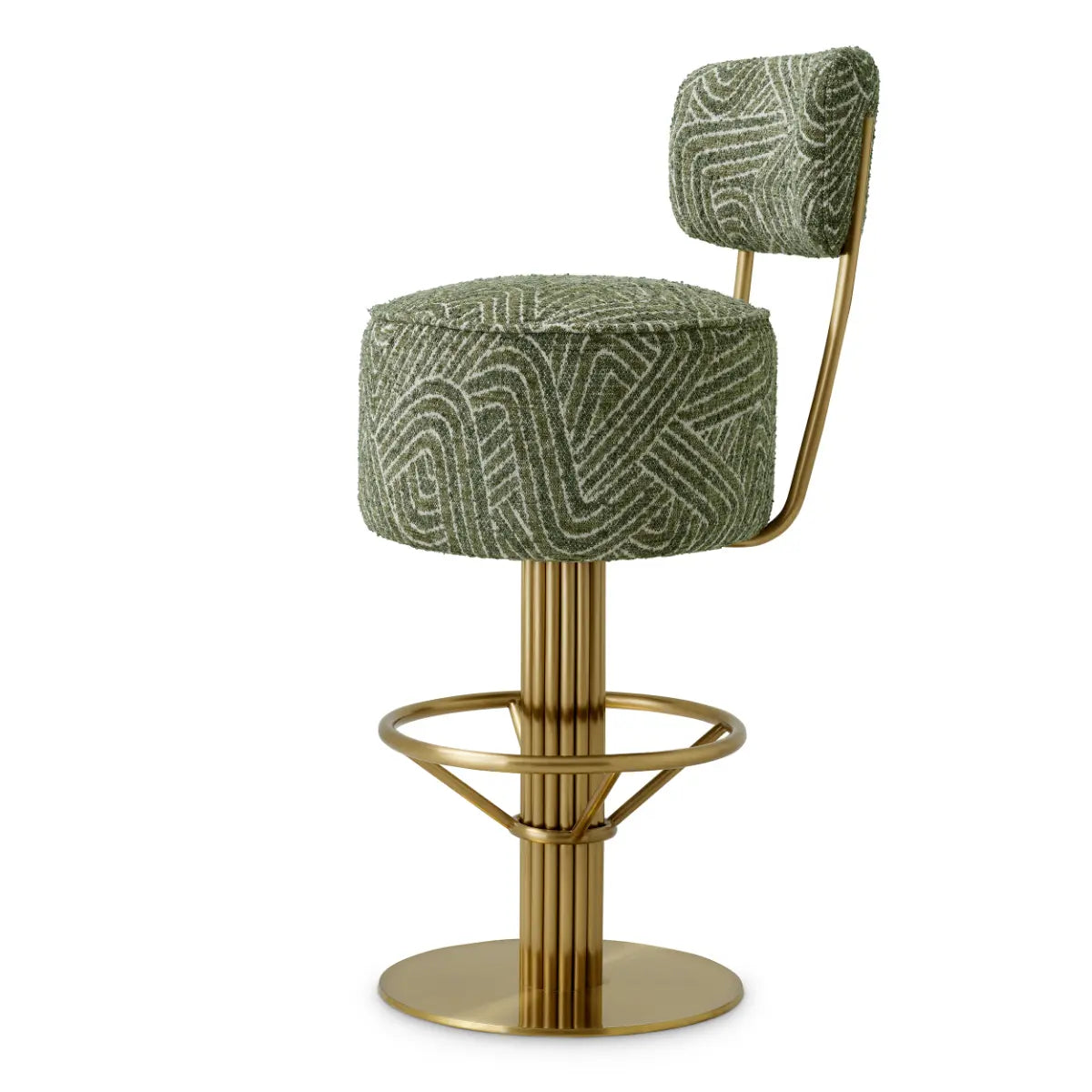 EICHHOLTZ BARHOCKER CARLETON MIT RÜCKENLEHNE 120168