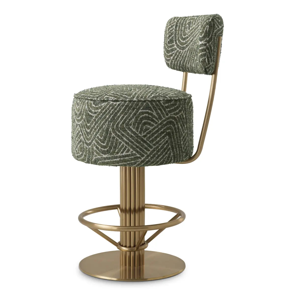 EICHHOLTZ BARHOCKER CARLETON MIT RÜCKENLEHNE 120209