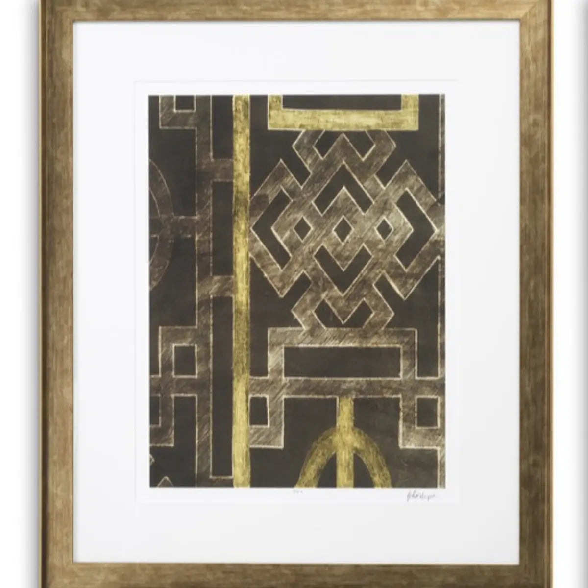 EICHHOLTZ KUNSTDRUCKE TRELLIS PATTERN VON ETHAN HARPER I 2ER SET 120718