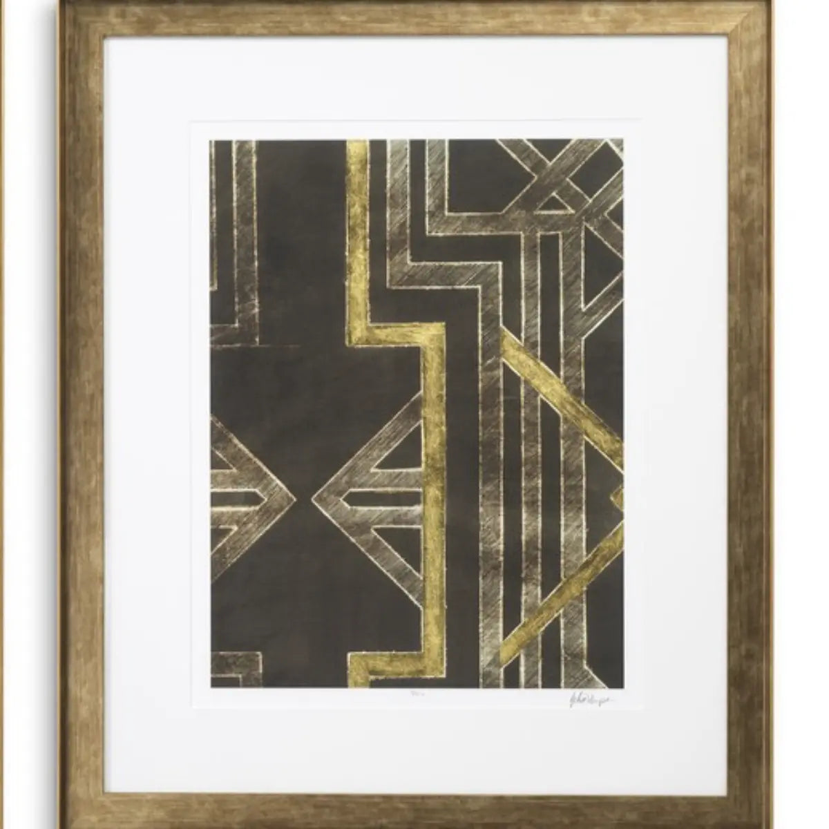 EICHHOLTZ KUNSTDRUCKE TRELLIS PATTERN VON ETHAN HARPER I 2ER SET 120718