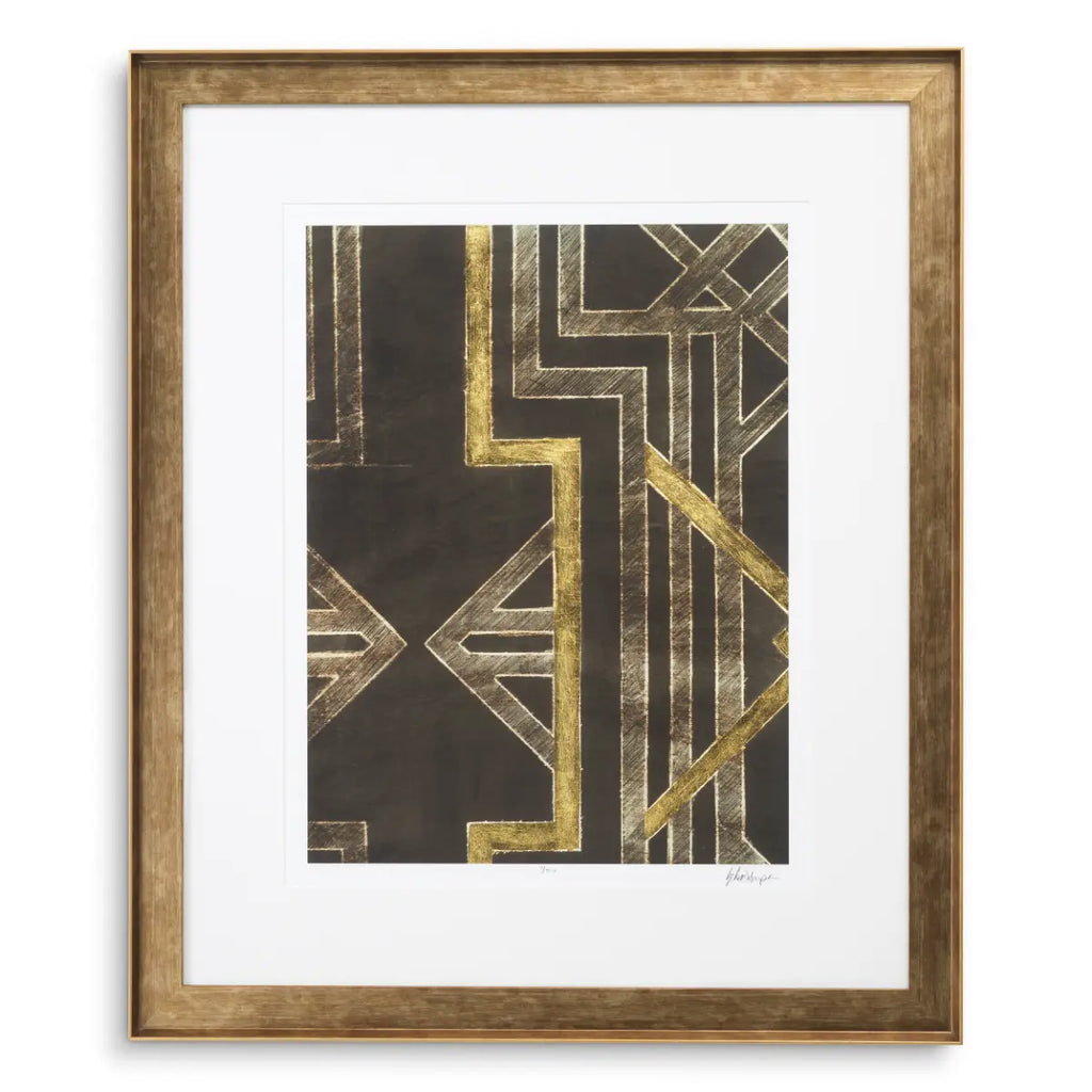 EICHHOLTZ KUNSTDRUCKE TRELLIS PATTERN VON ETHAN HARPER I 2er-Set 120718