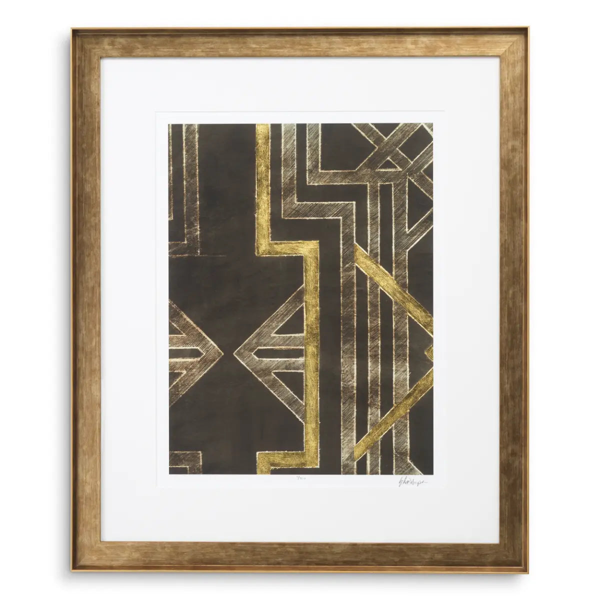 EICHHOLTZ KUNSTDRUCKE TRELLIS PATTERN VON ETHAN HARPER I 2ER SET 120718