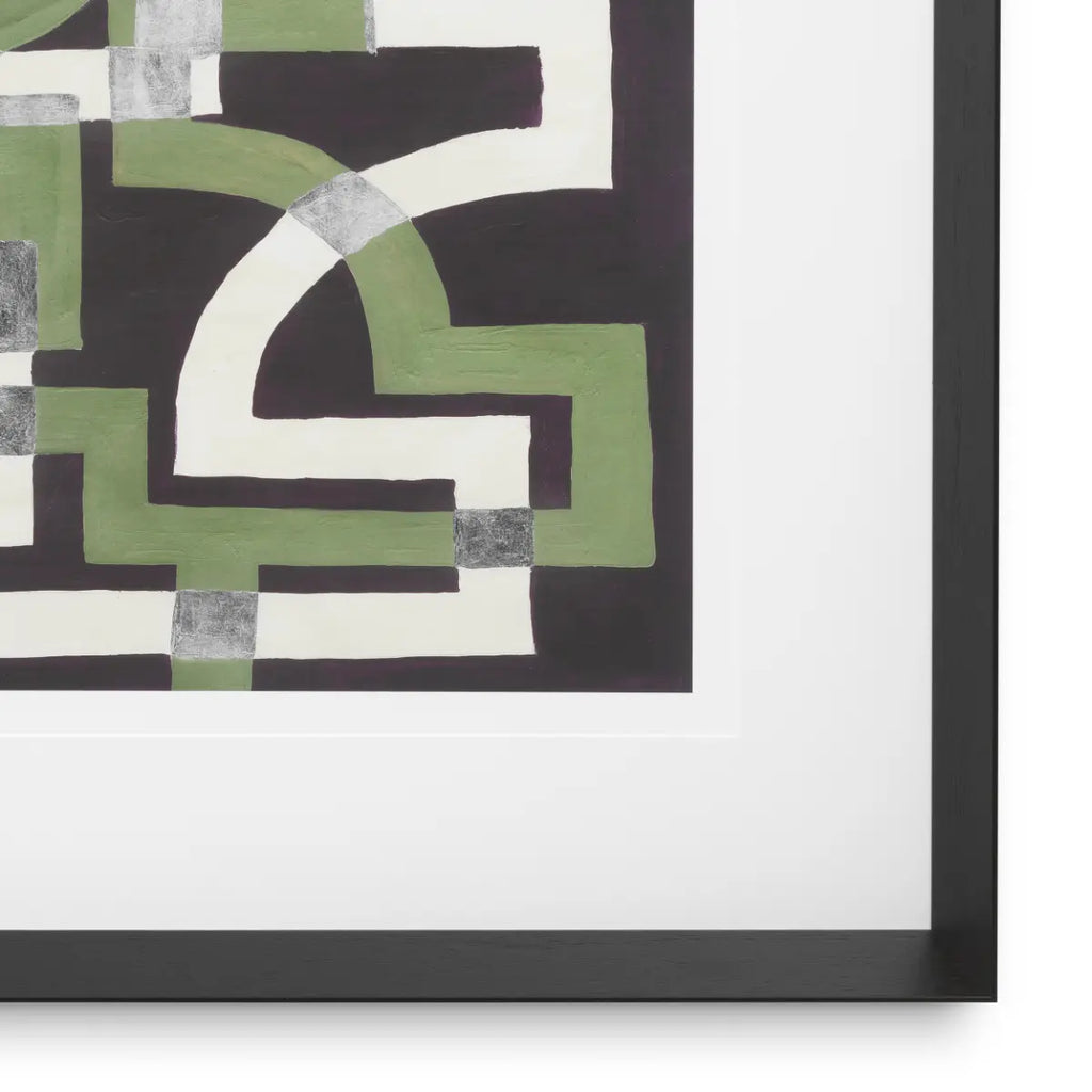 EICHHOLTZ KUNSTDRUCKE WINDOW TRELLIS VON MICHAEL WILLETT 2er-Set 120719