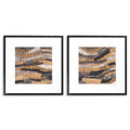 EICHHOLTZ KUNSTDRUCKE METALLIC UNDULATION VON JUNE ERICA VESS 2ER SET 120721