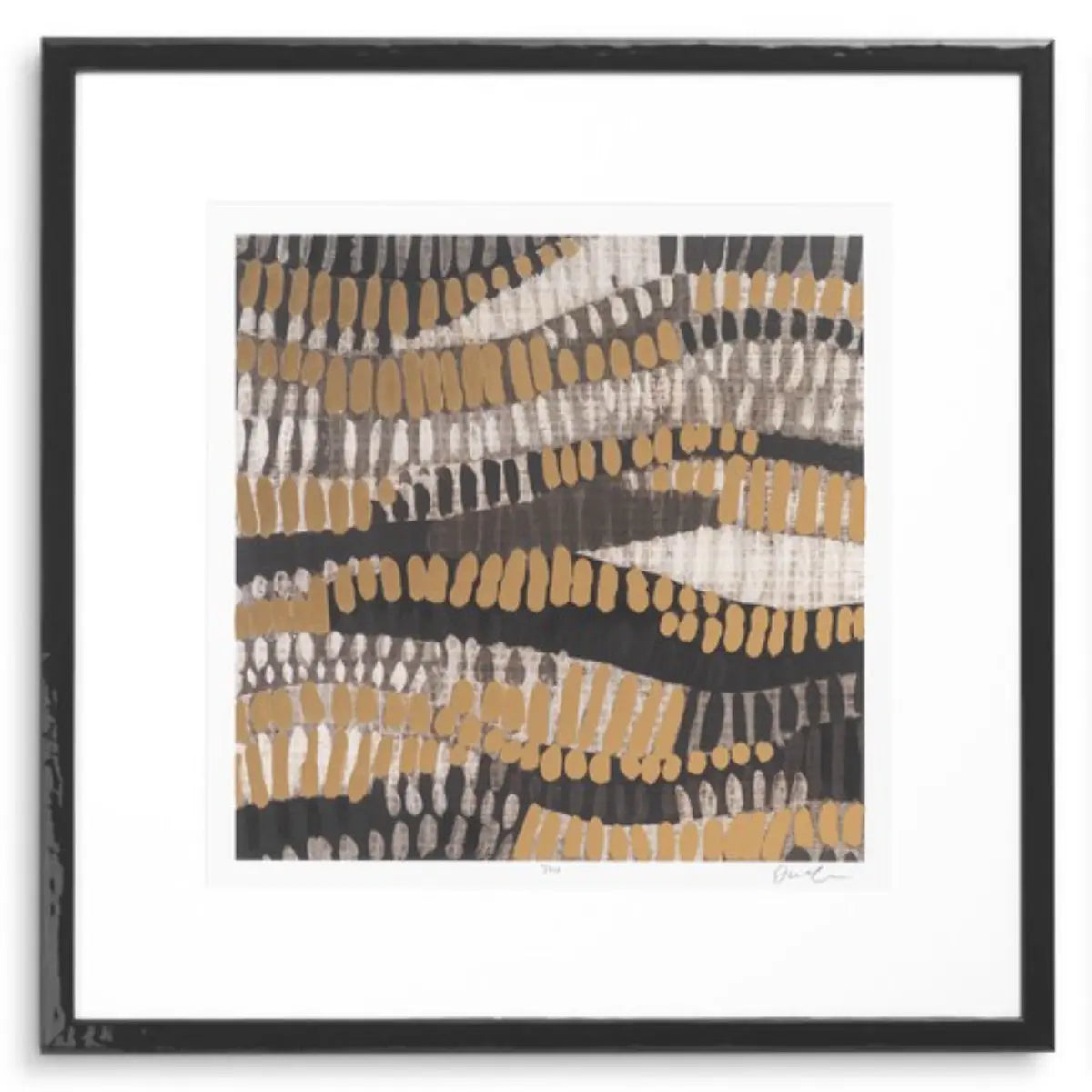 EICHHOLTZ KUNSTDRUCKE METALLIC UNDULATION VON JUNE ERICA VESS 2ER SET 120721