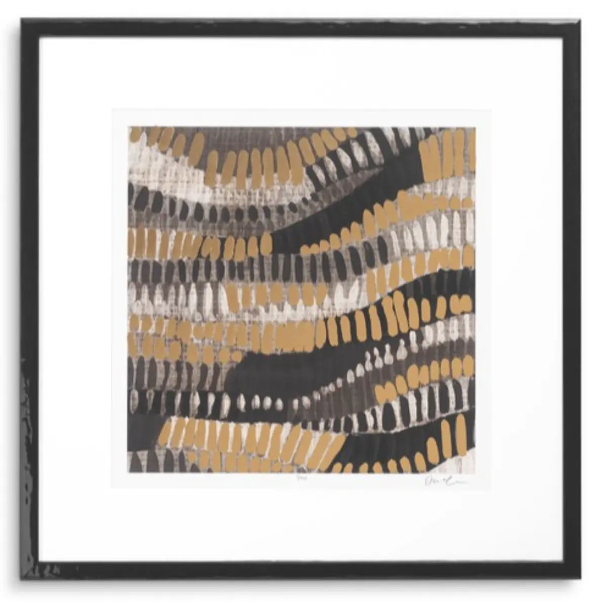 EICHHOLTZ KUNSTDRUCKE METALLIC UNDULATION VON JUNE ERICA VESS 2ER SET 120721