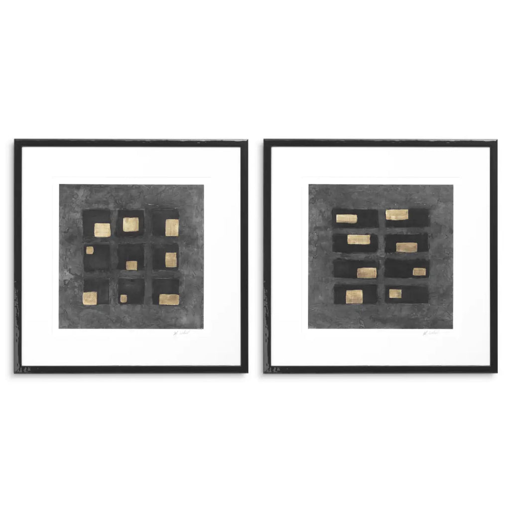 EICHHOLTZ KUNSTDRUCKE BLACK S VON MICHAEL WILLETT 2er-Set 120722