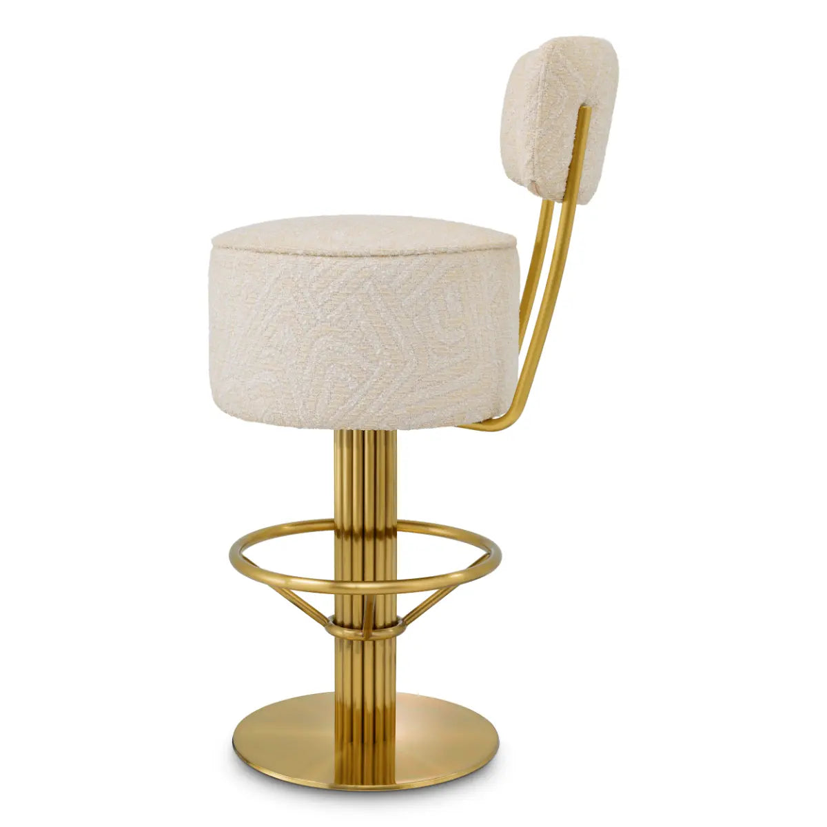 EICHHOLTZ BARHOCKER CARLETON MIT RÜCKENLEHNE 120861