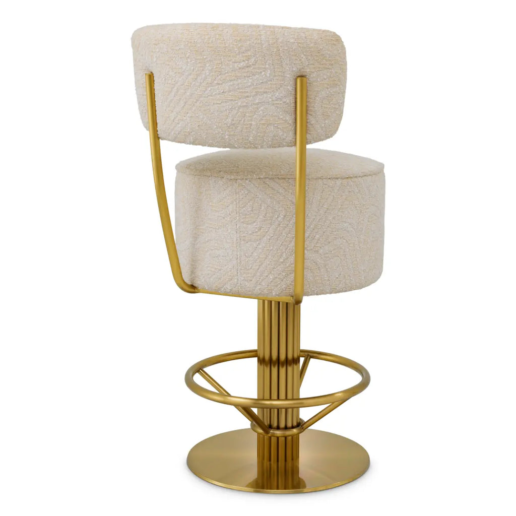 EICHHOLTZ BARHOCKER CARLETON MIT RÜCKENLEHNE 120863