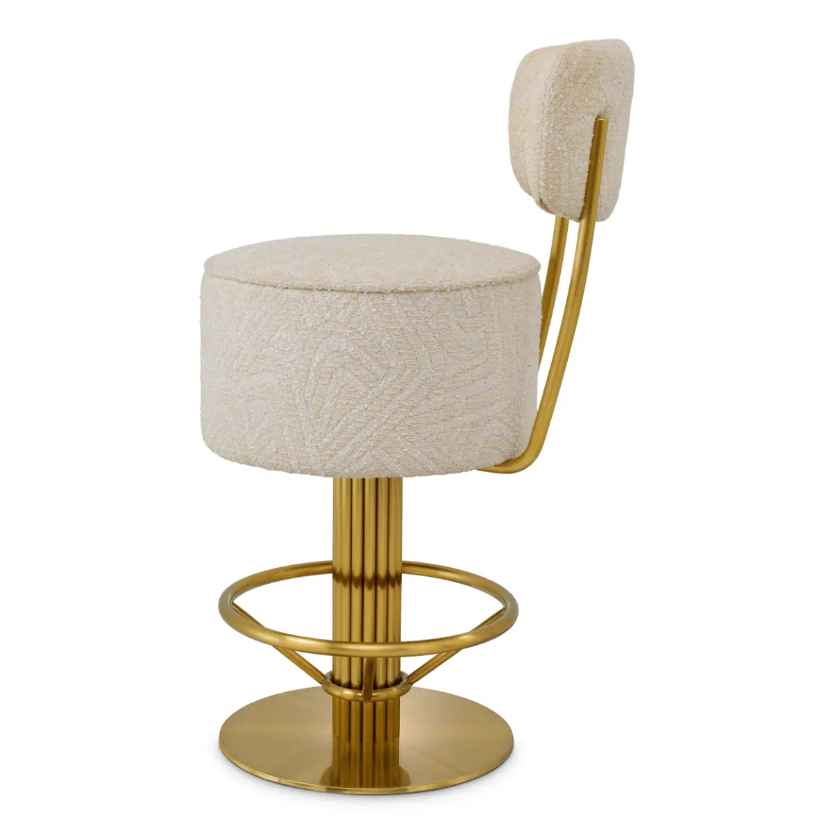 EICHHOLTZ BARHOCKER CARLETON MIT RÜCKENLEHNE 120863