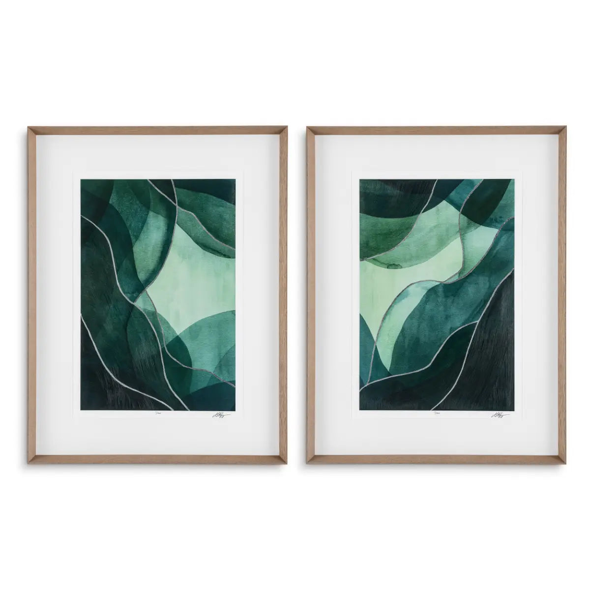 EICHHOLTZ KUNSTDRUCKE TIDE SOURCE VON GRACE POPP 2ER SET 121101