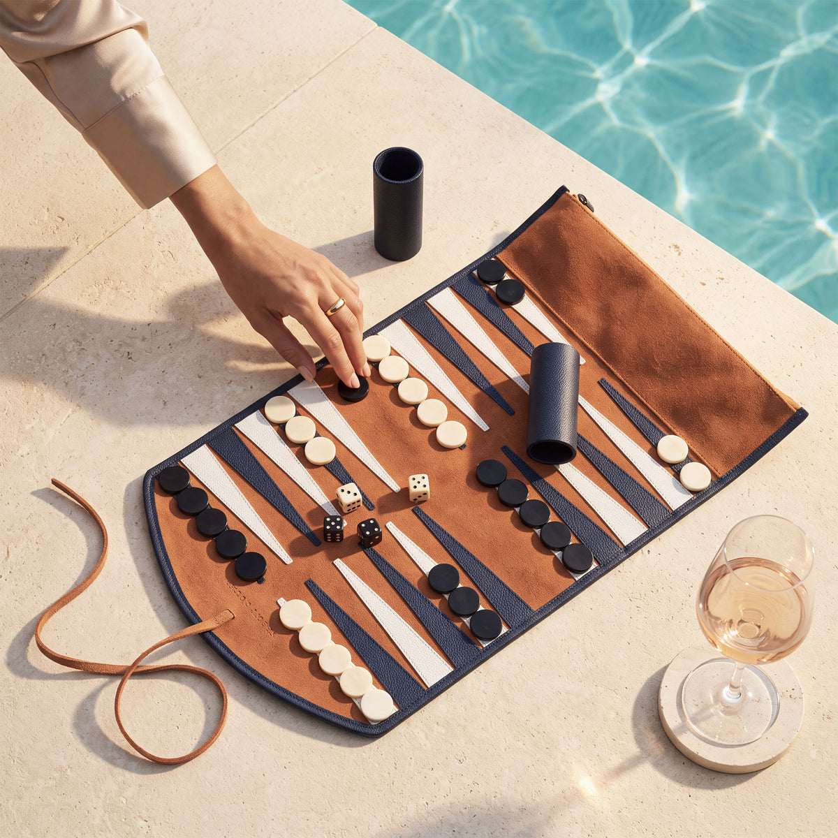 EICHHOLTZ BACKGAMMON REISESET MONTE LAGO 121132