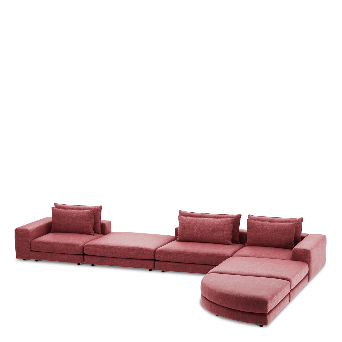 EICHHOLTZ MODULSOFA LOUNGE CLUB OTTOMANE HALBRUND CM0433