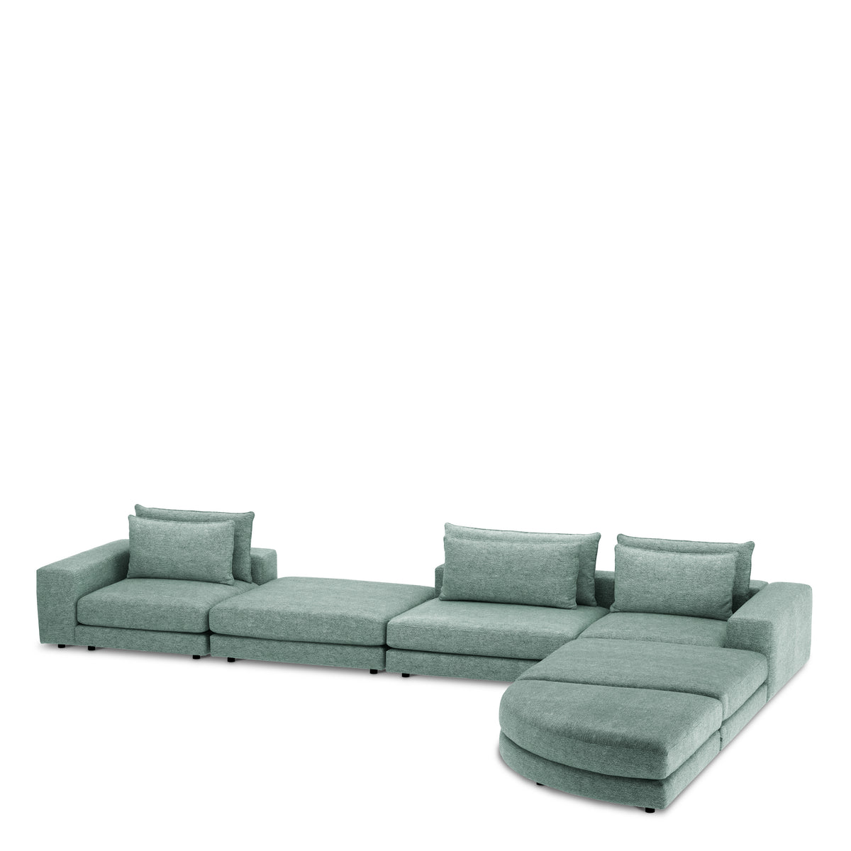 EICHHOLTZ MODULSOFA LOUNGE CLUB OTTOMANE HALBRUND CM0447