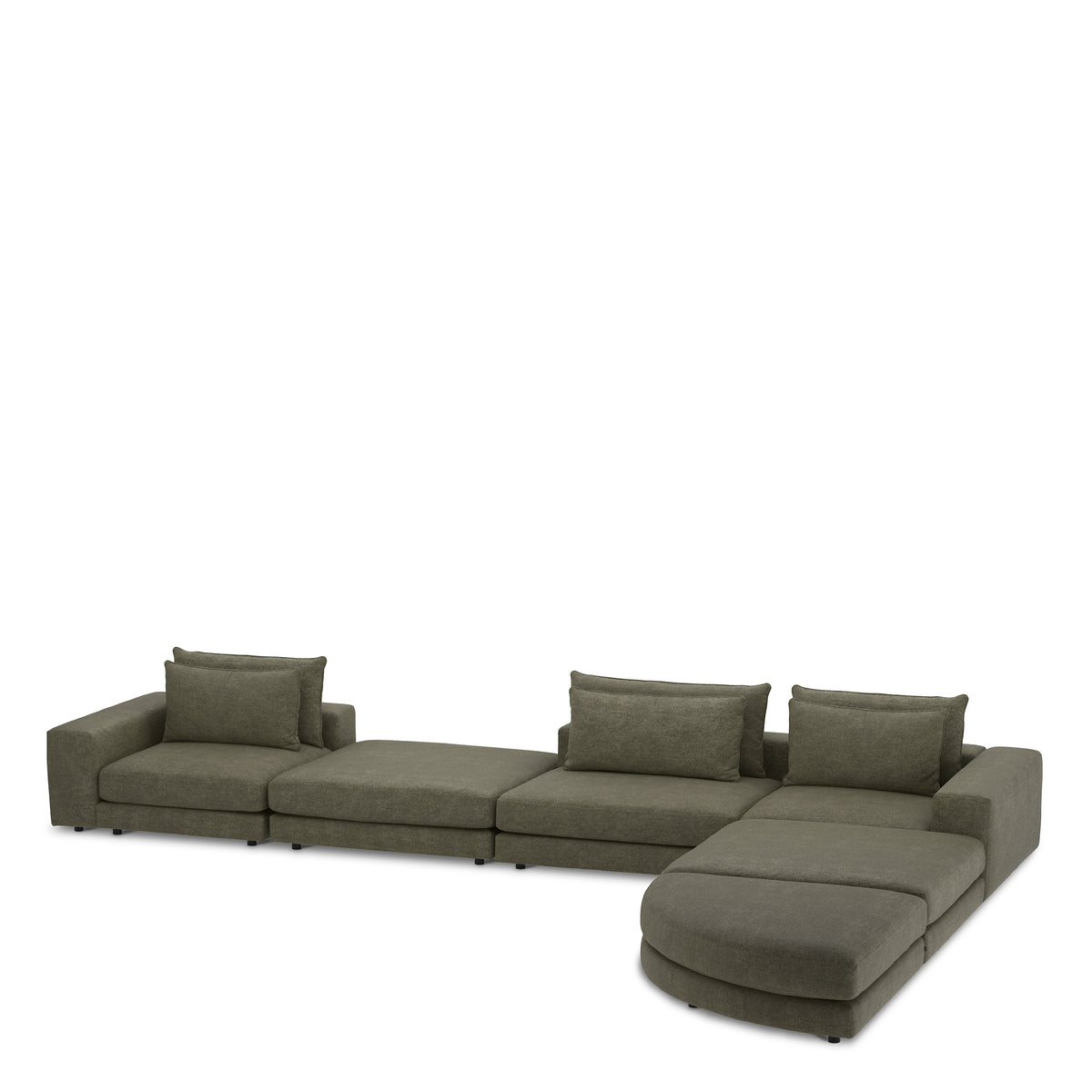 EICHHOLTZ MODULSOFA LOUNGE CLUB OTTOMANE HALBRUND CM0475