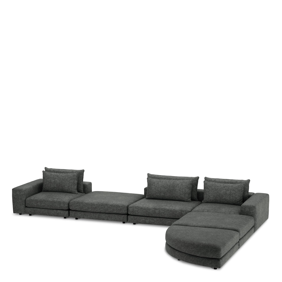 EICHHOLTZ MODULSOFA LOUNGE CLUB OTTOMANE HALBRUND CM0496