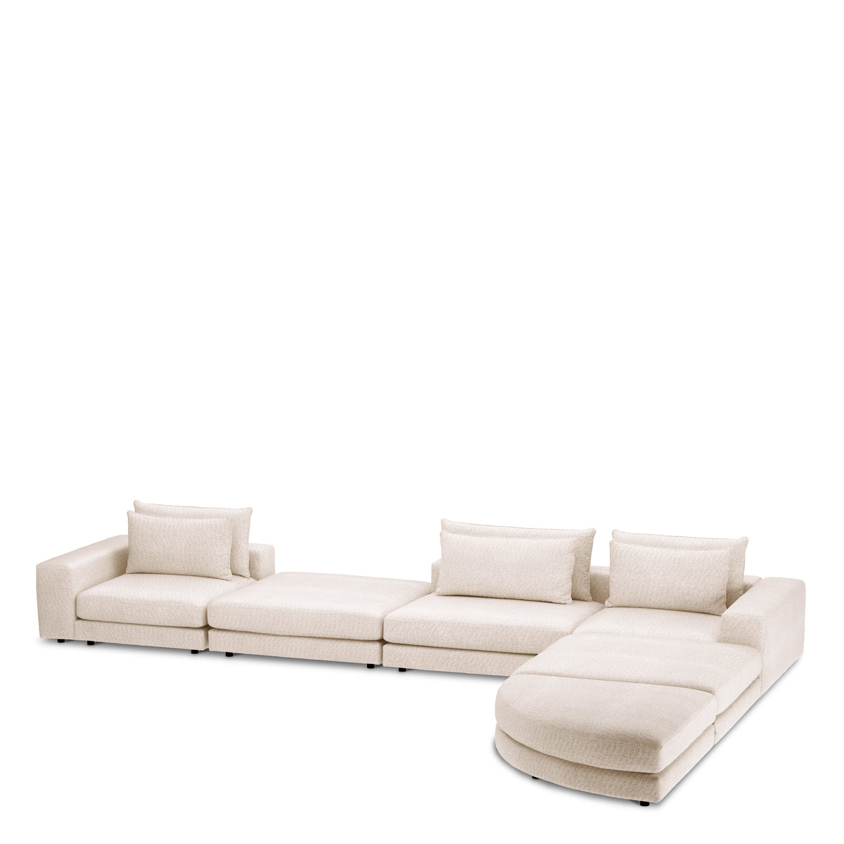EICHHOLTZ MODULSOFA LOUNGE CLUB OTTOMANE HALBRUND CM0503
