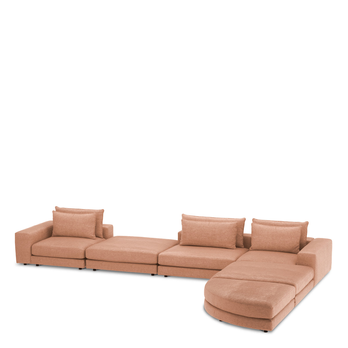 EICHHOLTZ MODULSOFA LOUNGE CLUB OTTOMANE HALBRUND CM0545