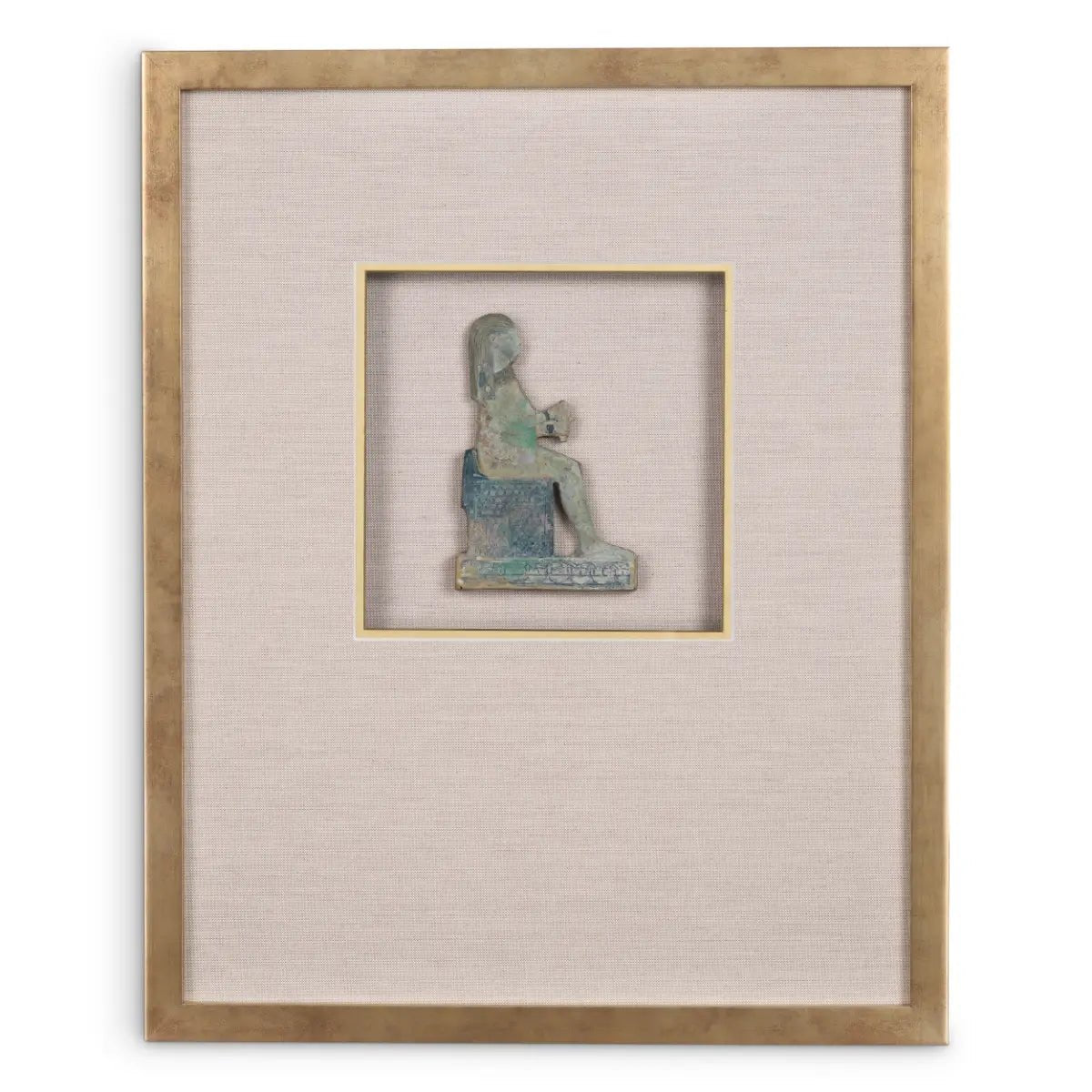 EICHHOLTZ WANDOBJEKT INTARSIENKUNST HERMOPOLIS 4ER SET TM0165